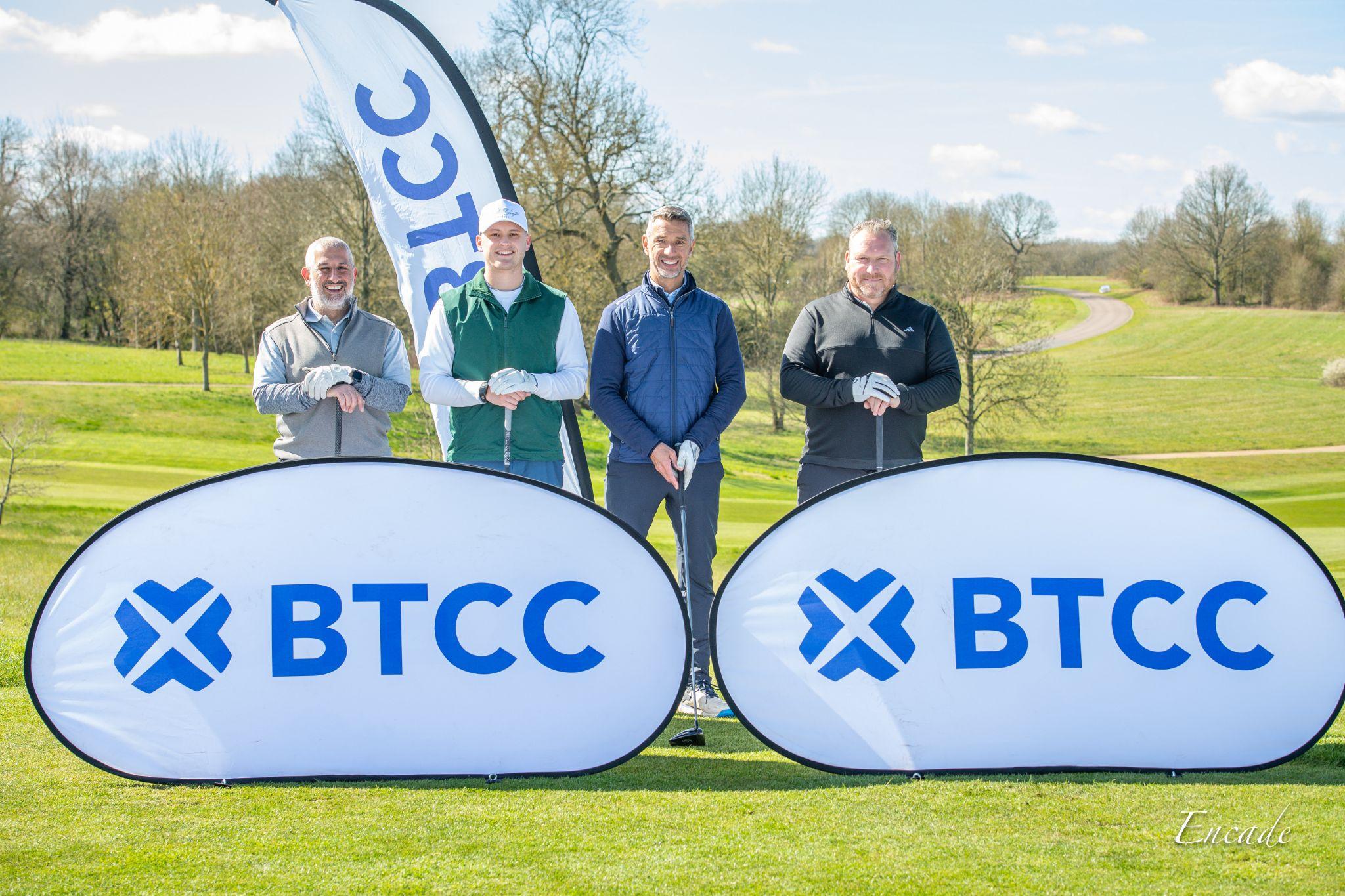 Participants take to the course at the London Golf Club during the Red Eagle Foundation's South-East Construction Cup, sponsored by BTCC Exchange