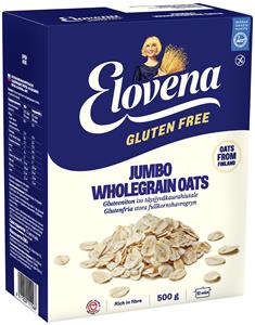 Elovena Gluten free jumbo wholegrain oats