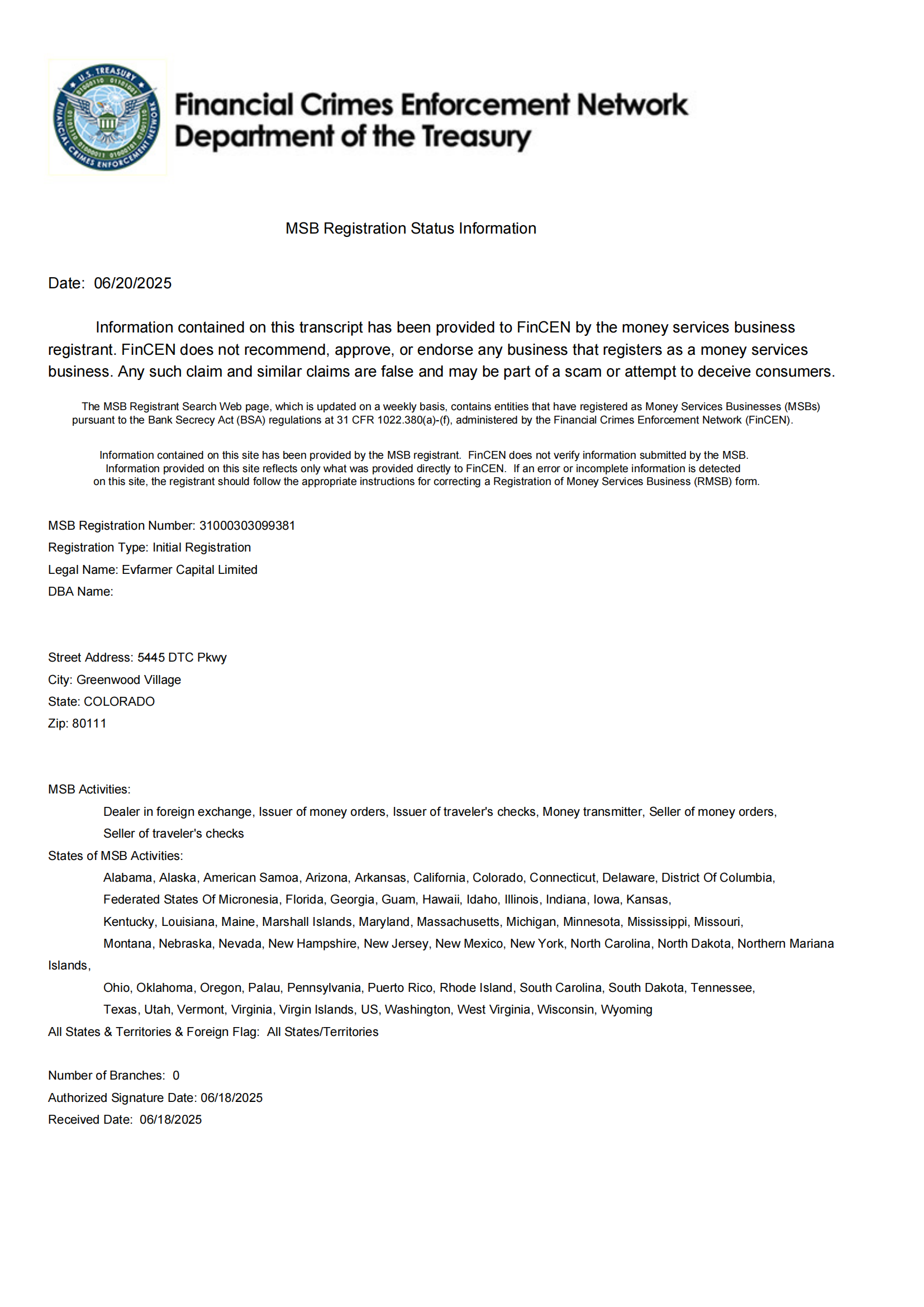 Evfarmer MSB License