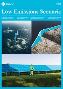Front page of Statkraft's Low Emissions Scenario 2023 report