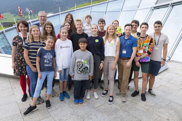 Participants of the Junior Alpbach Workshop 2019; Imagecredit: Michael Mürling / AIT 
