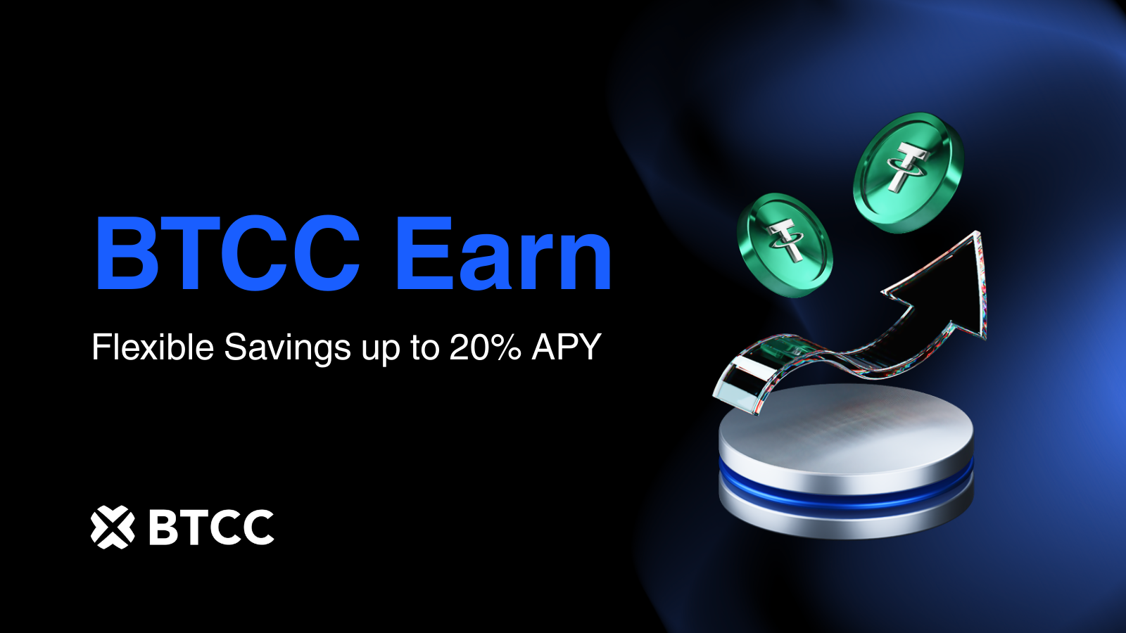 BTCC Launches Earn: BTCC Exchange Launches BTCC Earn with Flexible 20% APY and Exclusive New User Offer