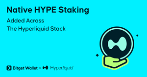 Bitget Wallet Launches Native HYPE Staking, Expanding Hyperliquid Integration