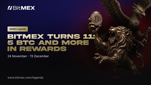 BitMEX Launches the ‘BitMEX Legends’ Campaign With a 5 BTC Prize Pool to Celebrate 11-Year Anniversary