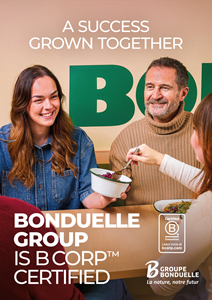 The Bonduelle Group reaches a major milestone with B Corp certification for all its activities worldwide 