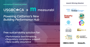 USGBC California Selects Measurabl as Preferred Technology Partner for Real Estate Sustainability Benchmarking