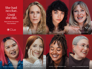 She Had No Clue, Until She Did: Clue's new campaign spotlights seven women who found the missing piece behind years of symptoms, questions and hormonal uncertainty